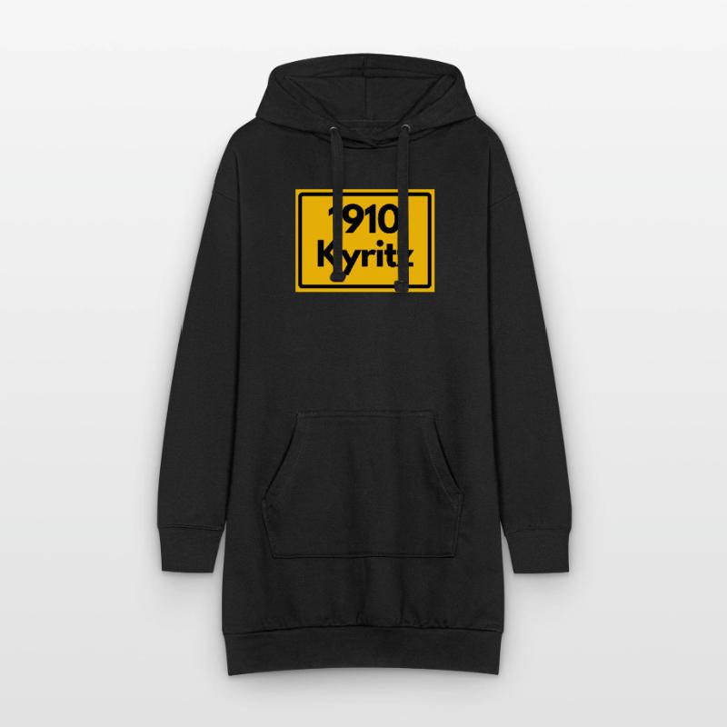 OLD POSTCODE POSTCODE RETRO 1910 KYRITZ HEIMAT Hoodie Dress
