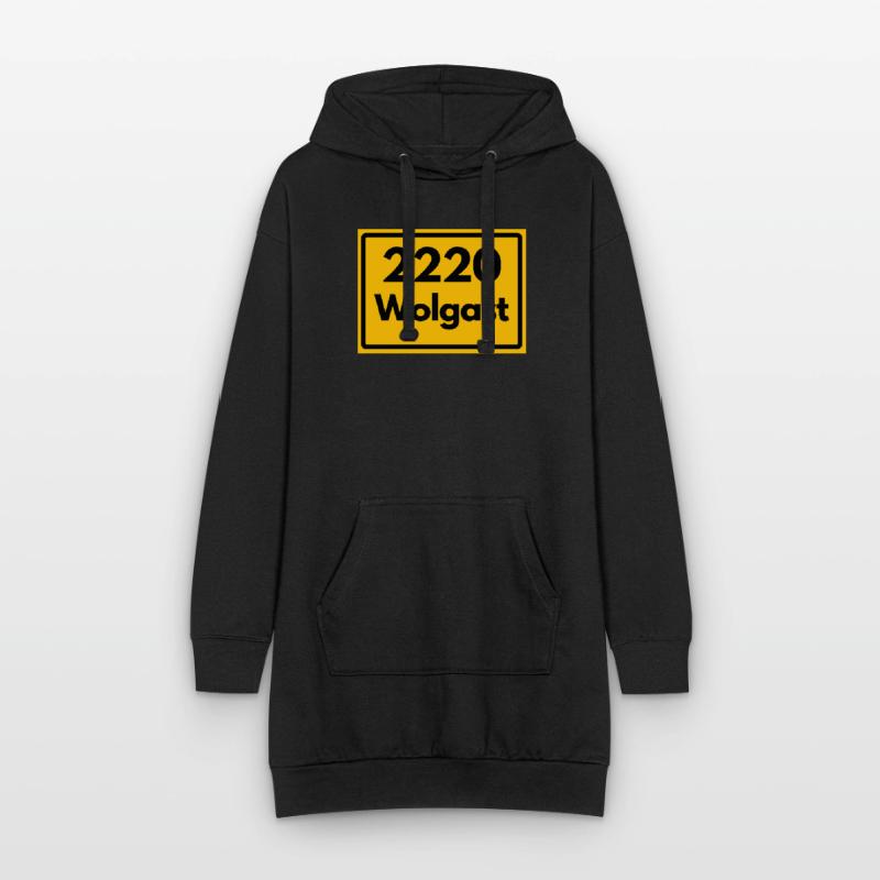OLD POSTCODE POSTCODE RETRO 2220 WOLGAST HEIMAT Hoodie Dress