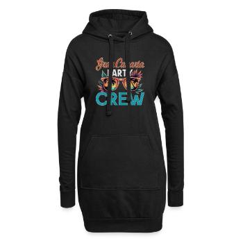 Équipage de Gran Canaria - Sweat-shirt à capuche long Femme - noir - Devant