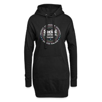 Schulbetreuer Schulberater Mentor School Counselor - Hoodie-Kleid - Schwarz - Vorne