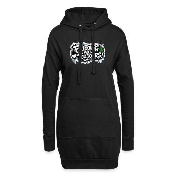 Fribourg pour toujours - Hoodie-Kleid - Schwarz - Vorne
