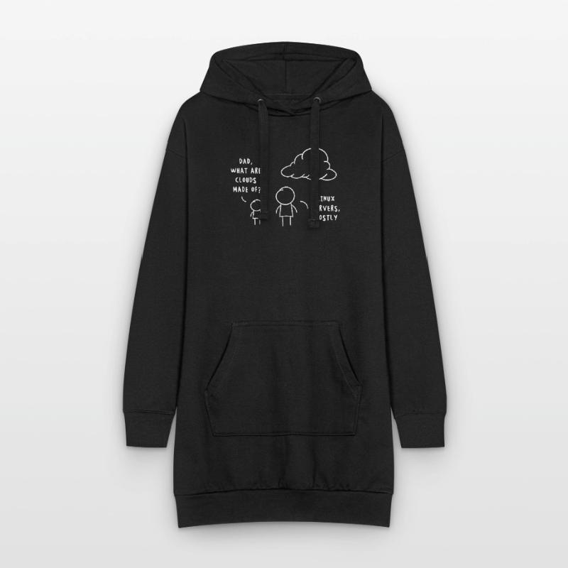 Linux Server Cloud Computing : Drôle de remarque Sweat-shirt à capuche long Femme