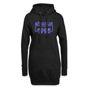 Jungeselle 1995 - Hoodie-Kleid - Schwarz - Vorne