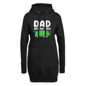 Garbage Can Garbage Truck Garbage Truck Garbage Man - Hoodie Dress - black - Front