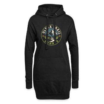 Insigne de Mountain Scenic Mountain d’Ultra Trail - Sweat-shirt à capuche long Femme - noir - Devant
