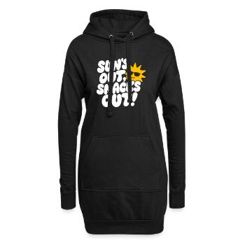 Suns Out Snacks Out Summer Design - Hoodie-Kleid - Schwarz - Vorne