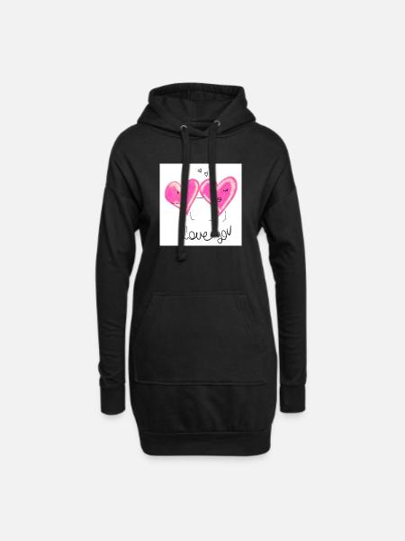 Bez_nazwy_323_202605310042_47102 - Hoodie-Kleid - Schwarz