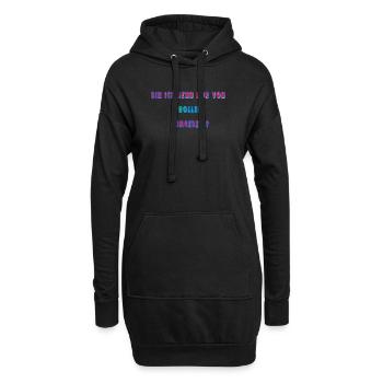 Bin_ich_denn - Hoodie-Kleid - Schwarz - Vorne