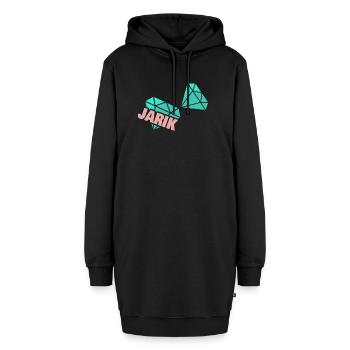 Geschenk für Jar - Hoodie-Kleid - Schwarz - Vorne