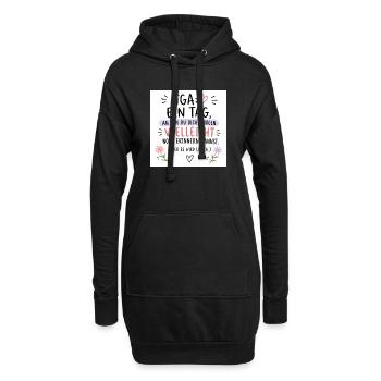 JGA Episch: Tag voller Erinnerungen - Hoodie-Kleid - Schwarz - Vorne