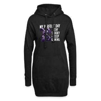 Pastel Goth Soft Goth Gaming Gamer - Hoodie-Kleid - Schwarz - Vorne