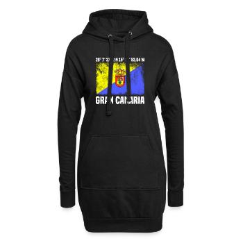 Inseltrip Gran Canaria - Hoodie-Kleid - Schwarz - Vorne