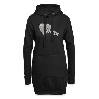 Herzchen Lilith - Hoodie-Kleid - Schwarz - Vorne