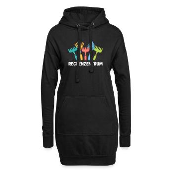 RECHENZENTRUM Gartenbau Gartenarbeiter - Hoodie-Kleid - Schwarz - Vorne
