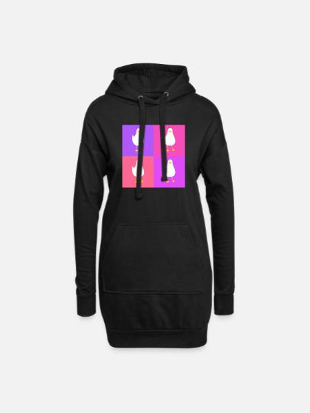 MineMineMineMine - pink - Hoodie Dress - black