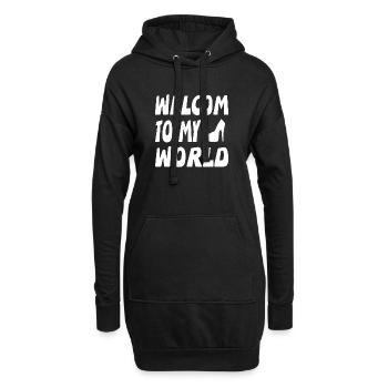 High Heels - Hoodie-Kleid - Schwarz - Vorne