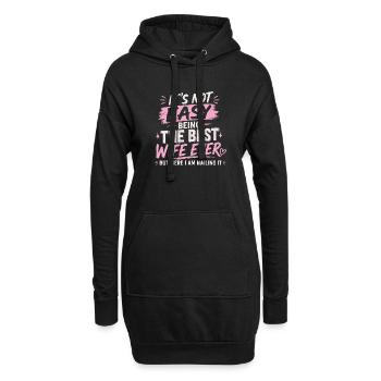 It's Not Easy Being The Best Wife Ever - Hoodie Dress - black - Front