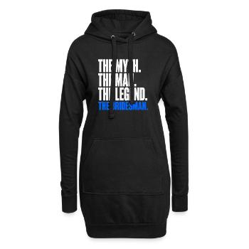 The Myth The Man The Legend The Bridesman - Hoodie Dress - black - Front