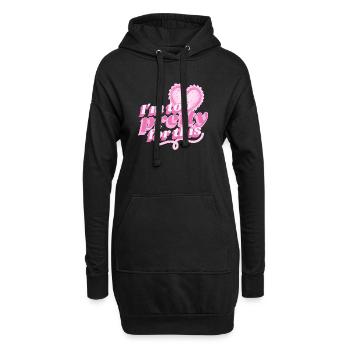 Pretty Ladies - Sweat-shirt à capuche long Femme - noir - Devant