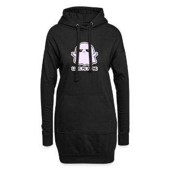 Laisse-moi passer, esprit - Sweat-shirt à capuche long Femme - noir - Devant