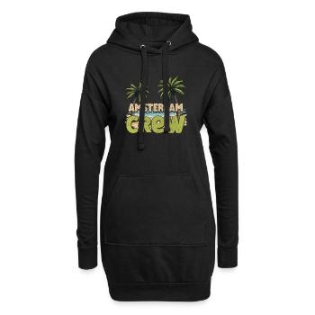 Équipe d’Amsterdam - Sweat-shirt à capuche long Femme - noir - Devant