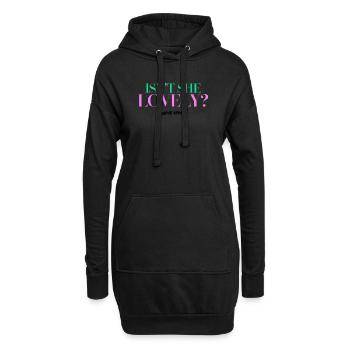 N’est-elle pas belle - Graphiques de beauté inspirants - Sweat-shirt à capuche long Femme - noir - Devant