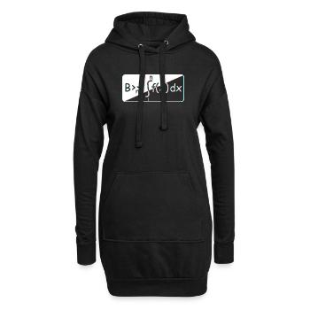 Mathematiker Mathe mathematisch Mathematik - Hoodie-Kleid - Schwarz - Vorne
