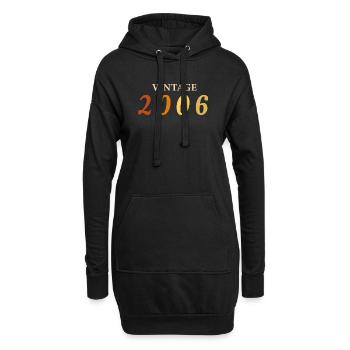 Tee 20 Ans Légende Né(e) 2006 - Sweat-shirt à capuche long Femme - noir - Devant