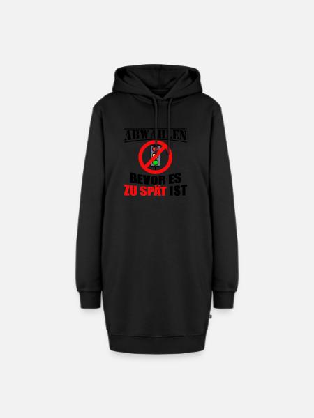 Ampel Regierung Scholz Baerbock Habeck Grüne SPD - Hoodie-Kleid - Schwarz
