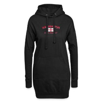 Erbe des Warrington Cross - Hoodie-Kleid - Schwarz - Vorne