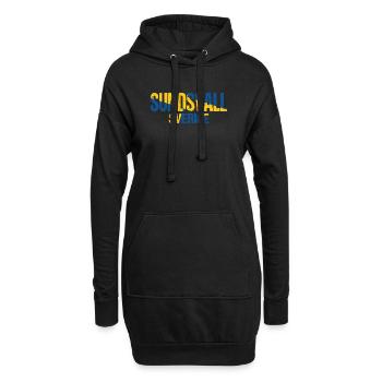Sundsvall Servige - Hoodie-Kleid - Schwarz - Vorne