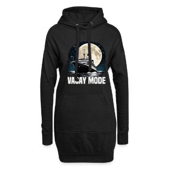 Vacay Mode Cruise Ship Vacation Group Matching - Hoodie-Kleid - Schwarz - Vorne