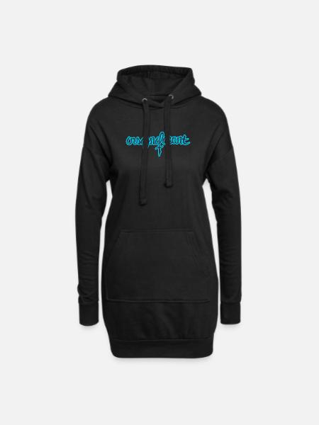 insignificant - Hoodie Dress - black
