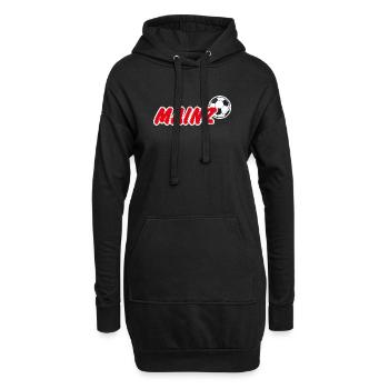 Mainz Fußball Fan - Hoodie-Kleid - Schwarz - Vorne