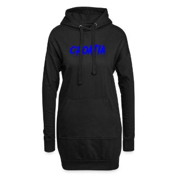 Kroatien Croatia Fan Geschenk - Hoodie-Kleid - Schwarz - Vorne