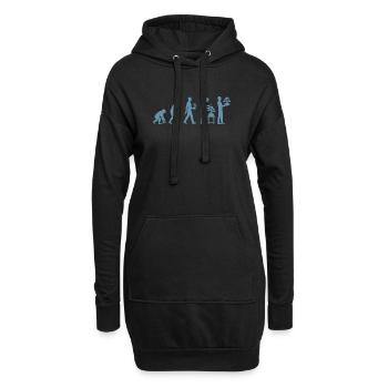 Bonsaï Évolution des plantes Bonsaï japonaises - Sweat-shirt à capuche long Femme - noir - Devant