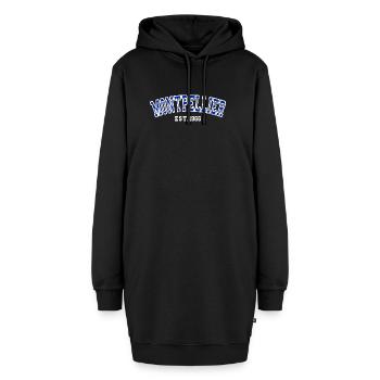 Montpellier gegründet 1966 - Hoodie-Kleid - Schwarz - Vorne