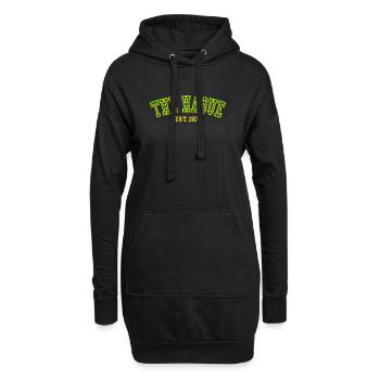 Den Haag Est. 1975 - Hoodie-Kleid - Schwarz - Vorne