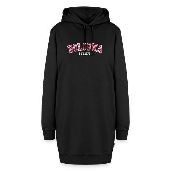 Bologne Est. 1975 - Sweat-shirt à capuche long Femme - noir - Devant