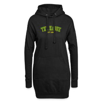Den Haag gegründet 2006 - Hoodie-Kleid - Schwarz - Vorne