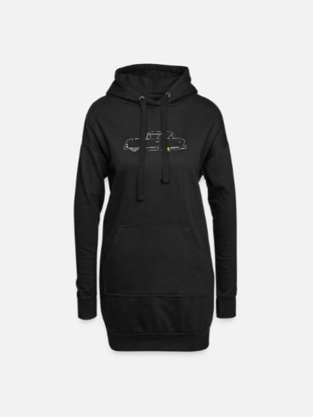 Nash Rambler Country Club 1953 - Hoodie-Kleid - Schwarz