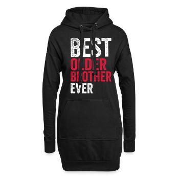 meilleur frère aîné - Sweat-shirt à capuche long Femme - noir - Devant