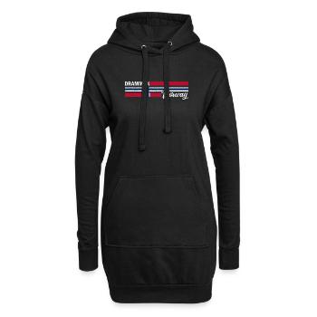 Drammen - Norway Flag - Norge - Norwegen Flagge - Hoodie-Kleid - Schwarz - Vorne