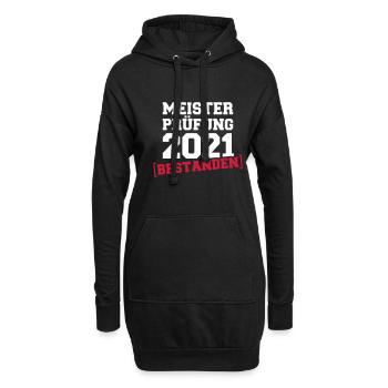 Meister 2021 - Hoodie-Kleid - Schwarz - Vorne