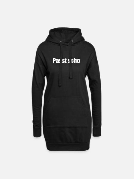 Passt scho - Hoodie-Kleid - Schwarz