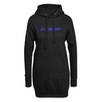 PAAR. ICH HABE GERADE GEHEIRATET. Junggesellinnenabschied. VALENTINSTAG. MARIES - Hoodie-Kleid - Schwarz - Vorne
