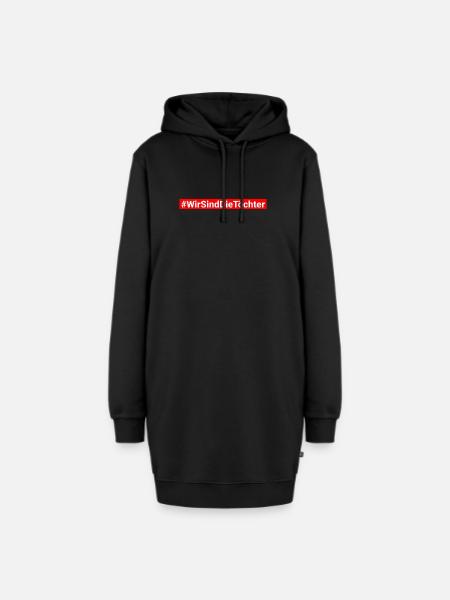 Töchter Gegen Merz Anti CDU - Hoodie-Kleid - Schwarz