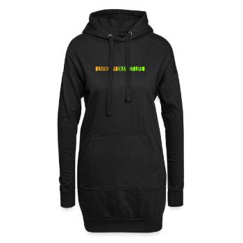 Vivre ma vie la plus correcte Drôle de dicton, médiocre - Sweat-shirt à capuche long Femme - noir - Devant