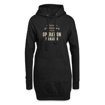 Awesome Operation Manager - Hoodie Dress - black - Front