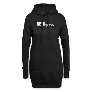 Remington Nom de personne - Sweat-shirt à capuche long Femme - noir - Devant